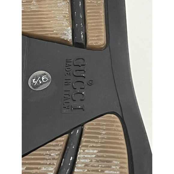 Gucci Scarpa Black Casual Velvet Comfort Shoe slip on sneakers men Size 9.5 - Picture 7 of 16